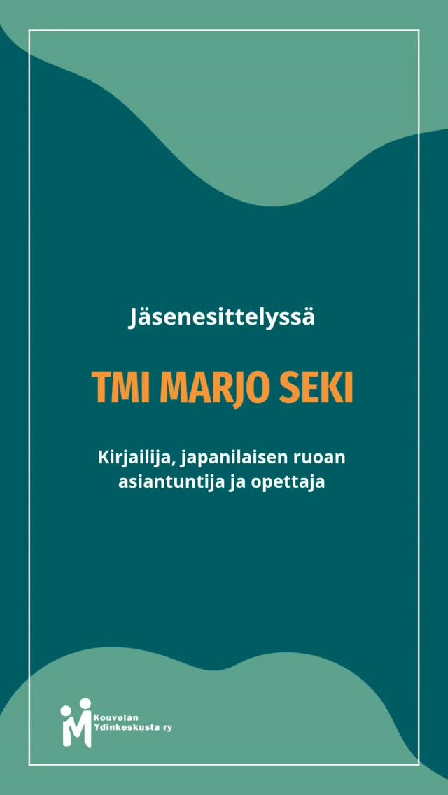 Jäsenesittely: Tmi Marjo Seki

Olen Marjo Seki, japanilaisen ruoan asiantuntija, opettaja ja tietokirjailija. Asuin Japanissa 20 vuotta ja pidin ravintolaa Jokohamassa. Siitä lähti innostukseni ruoanlaittoon ja Suomeen palattuani perustin Tampereen ensimmäisen japanilaisen ravintolan, Marusekin. 🍣 

🇯🇵 Järjestän japanilaisen ruoan kursseja ja sakemaisteluja kodeissa, yrityksissä ja opistoissa, käyn pitämässä luentoja ja esiinnyn kirjastoissa.
Erityisosaamistani on japanilainen temppeliruoka, vegaaninen kasvisruoka, jota buddhalaispapit ja -munkit valmistavat temppeleissä.
Opetan myös japanilaisen kotiruoan, sushien ja japanilaisten eväslaatikoiden valmistusta.

IG: @marjo_seki
www.marjoseki.fi

#tmimarjoseki #japanilainenruoka #ruokakurssit #jäsenyritys #jäsenesittely